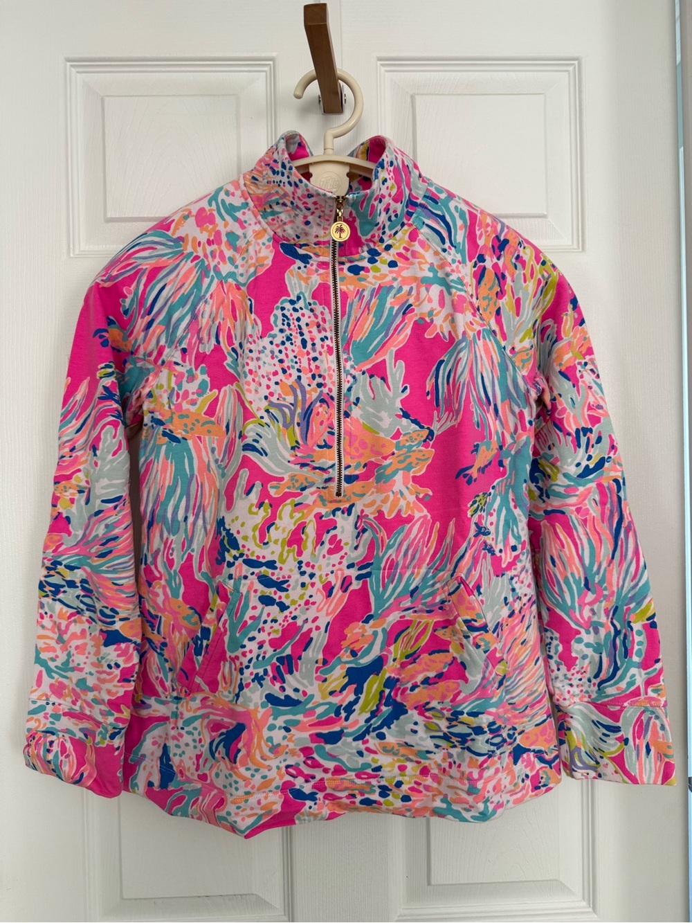 Lilly Pulitzer Skipper Popover Half Zip - It's Getting Hot In Here